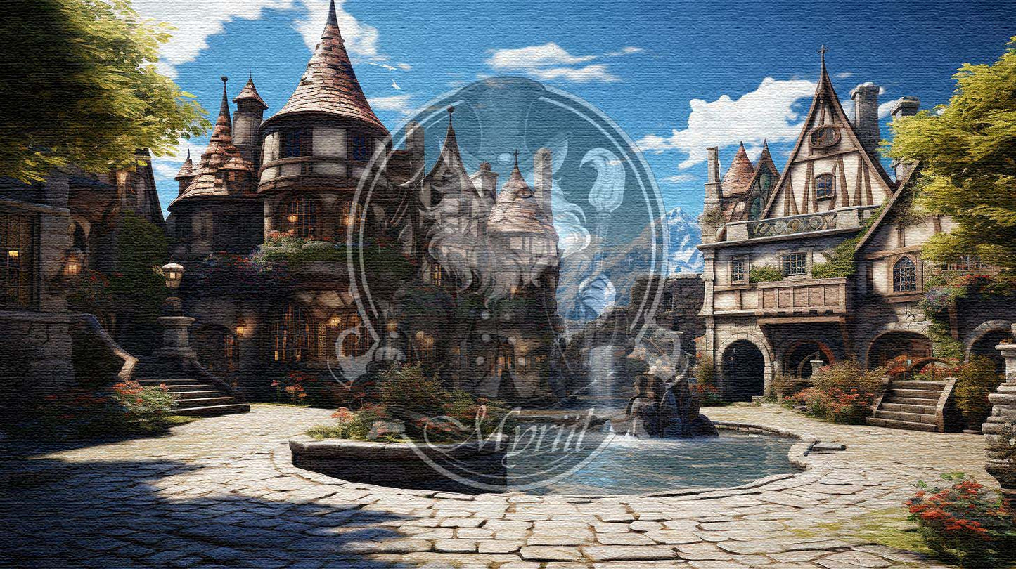 Medieval town square