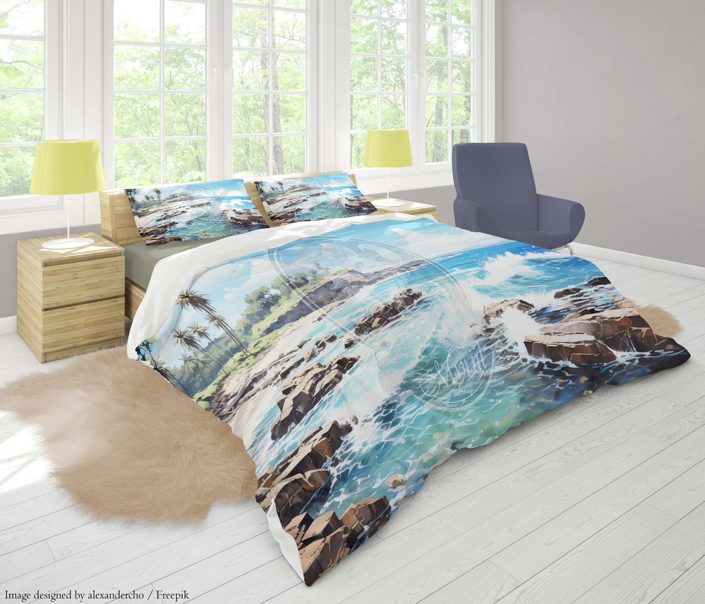 Oceanview from an island