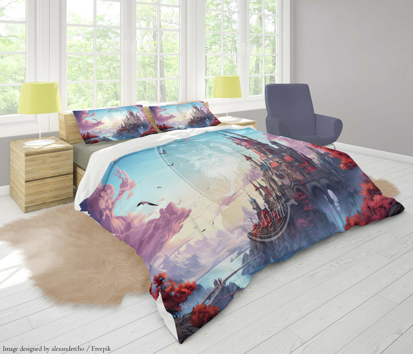 Fantasy cartoony castle