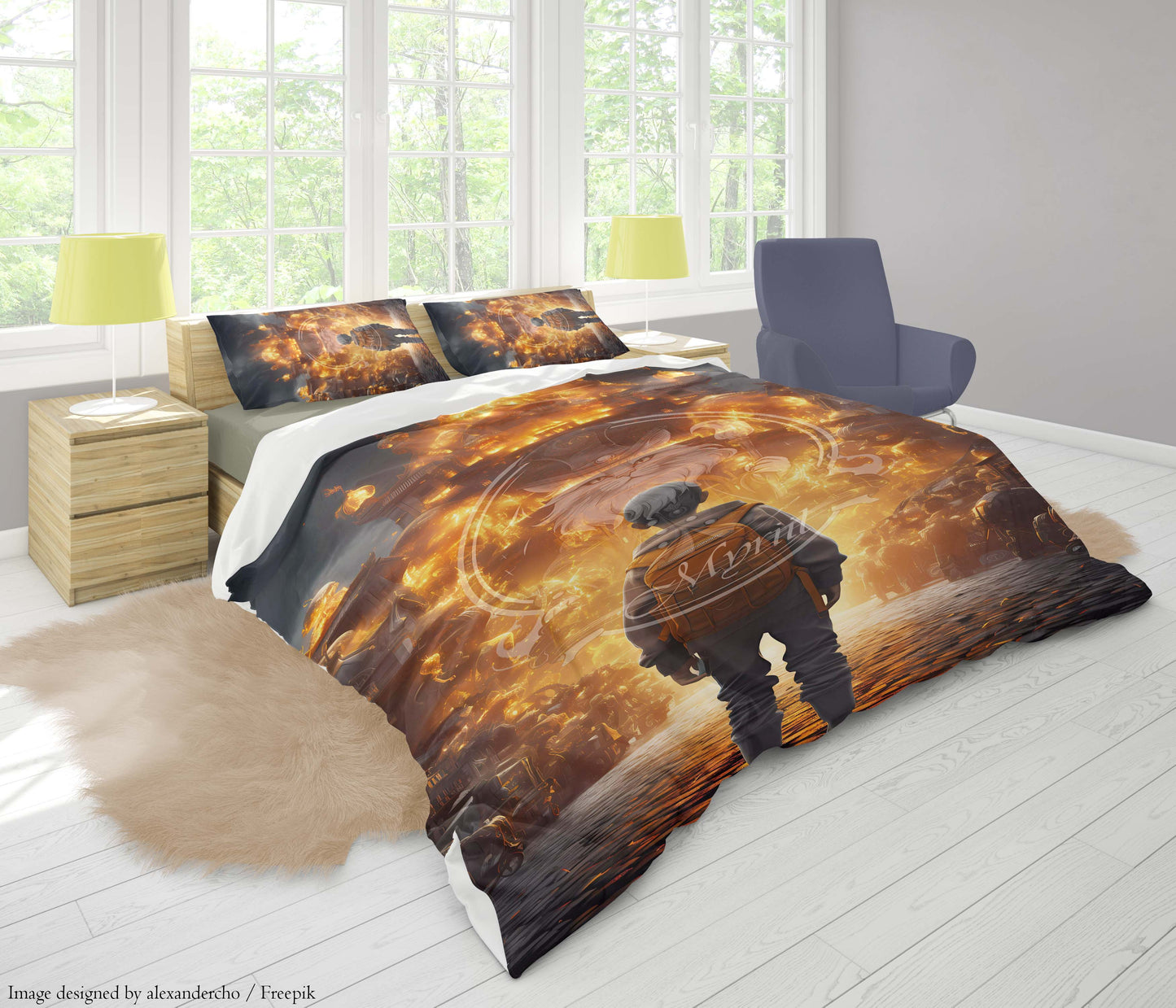 A boy lost in his nightmare