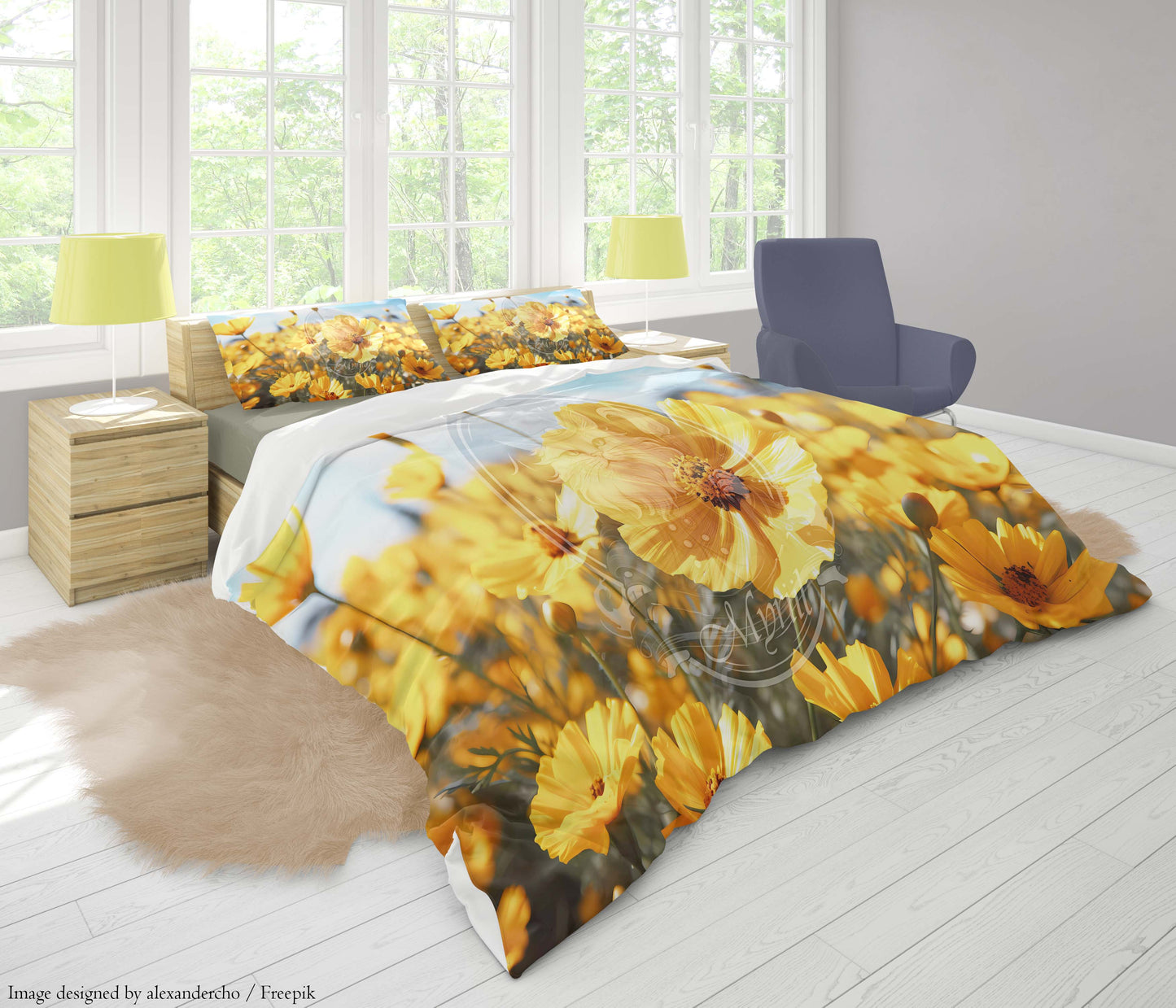 Bloeiende gele bloemen in het voorjaar