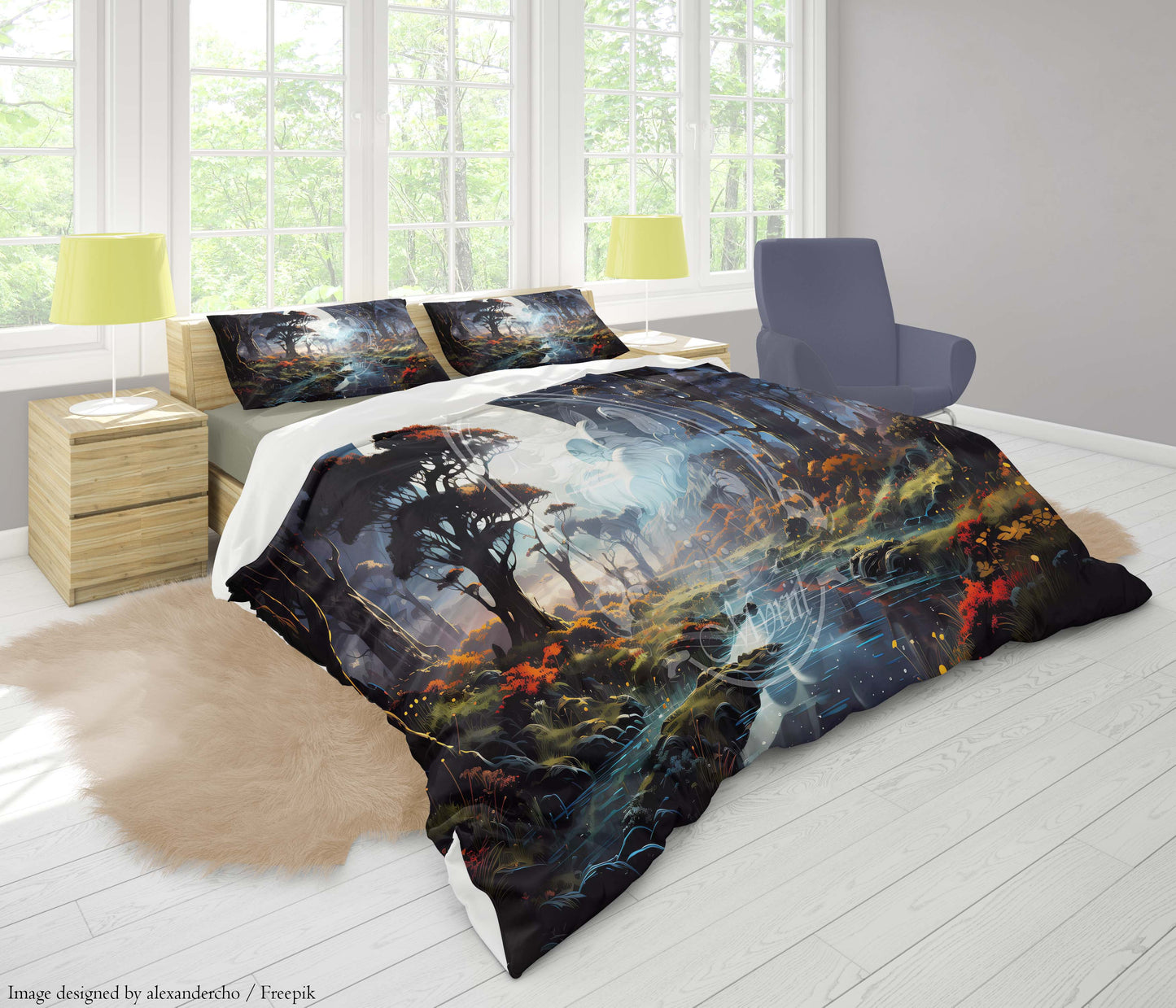 Mystieke 's nachts rivier