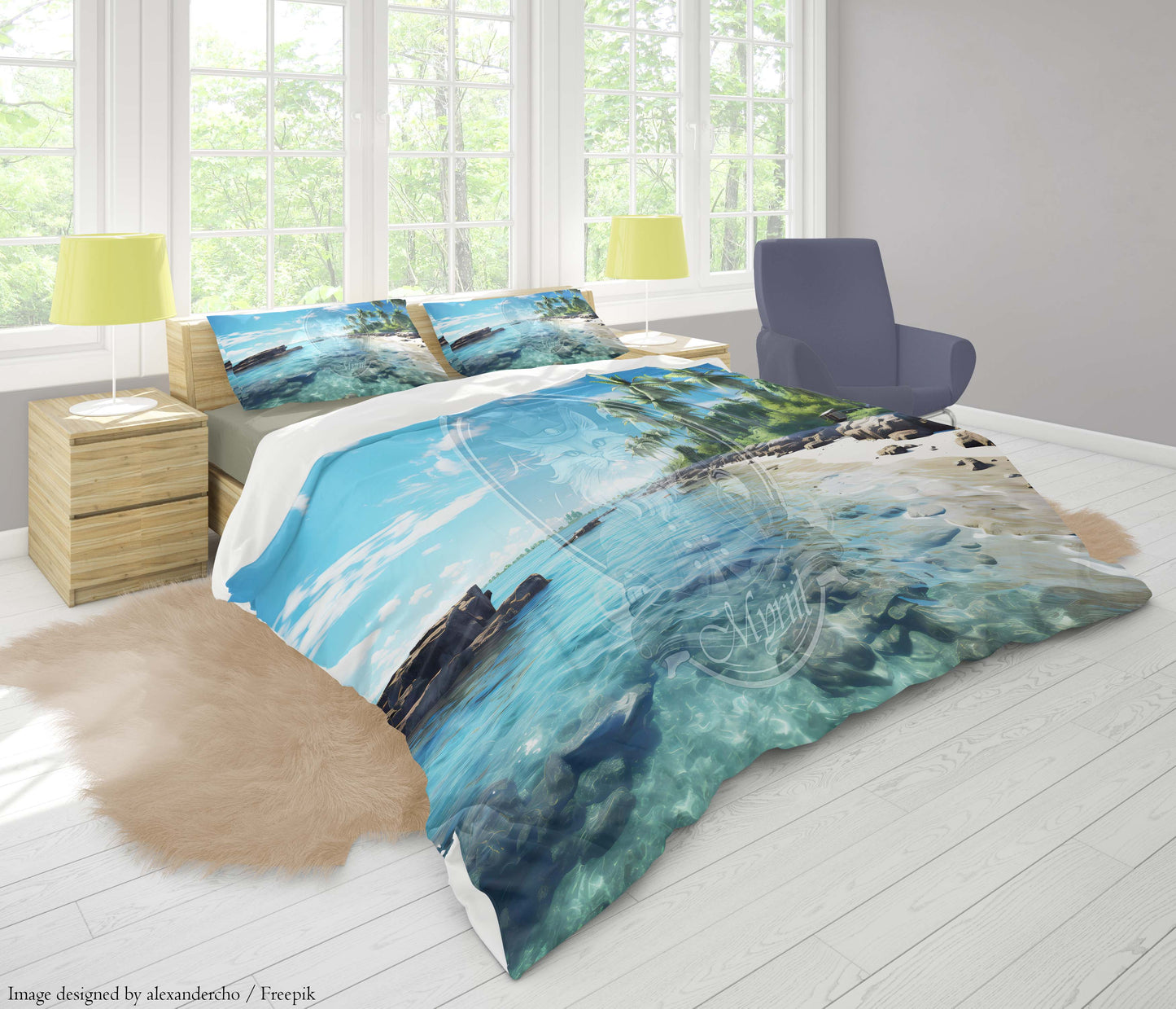 Oceanside van een tropisch eiland
