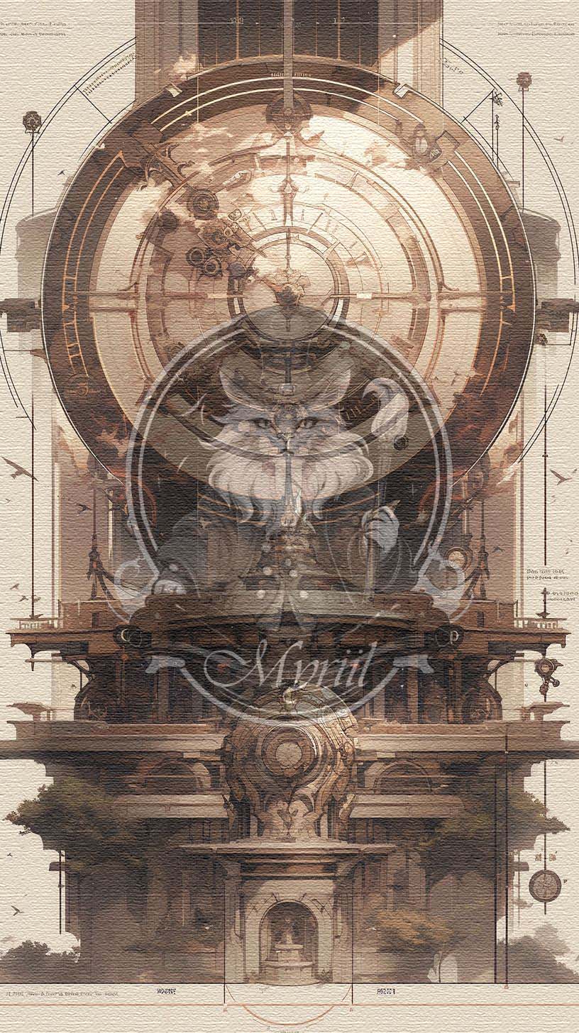 Lost technology of a clock tower