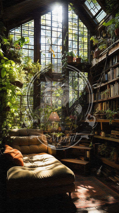 Botanical living room